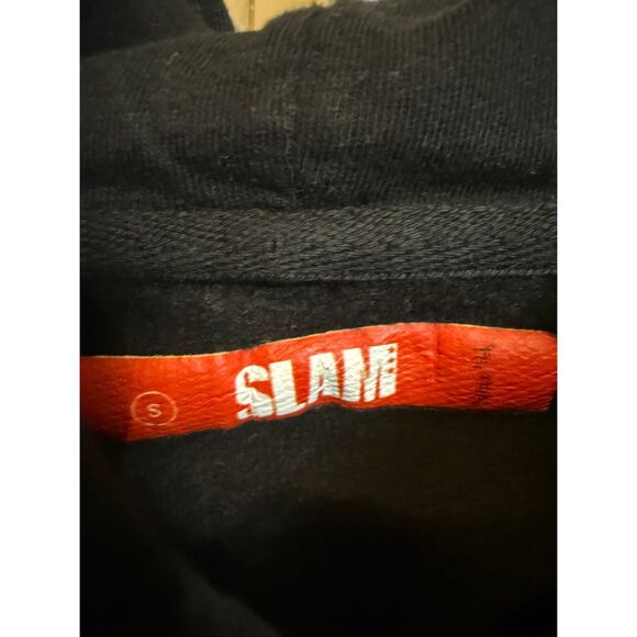 Slam Goods Unisex Bucket For Breakfast Graphic Pullover Hoodie Black Small - Picture 2 of 9